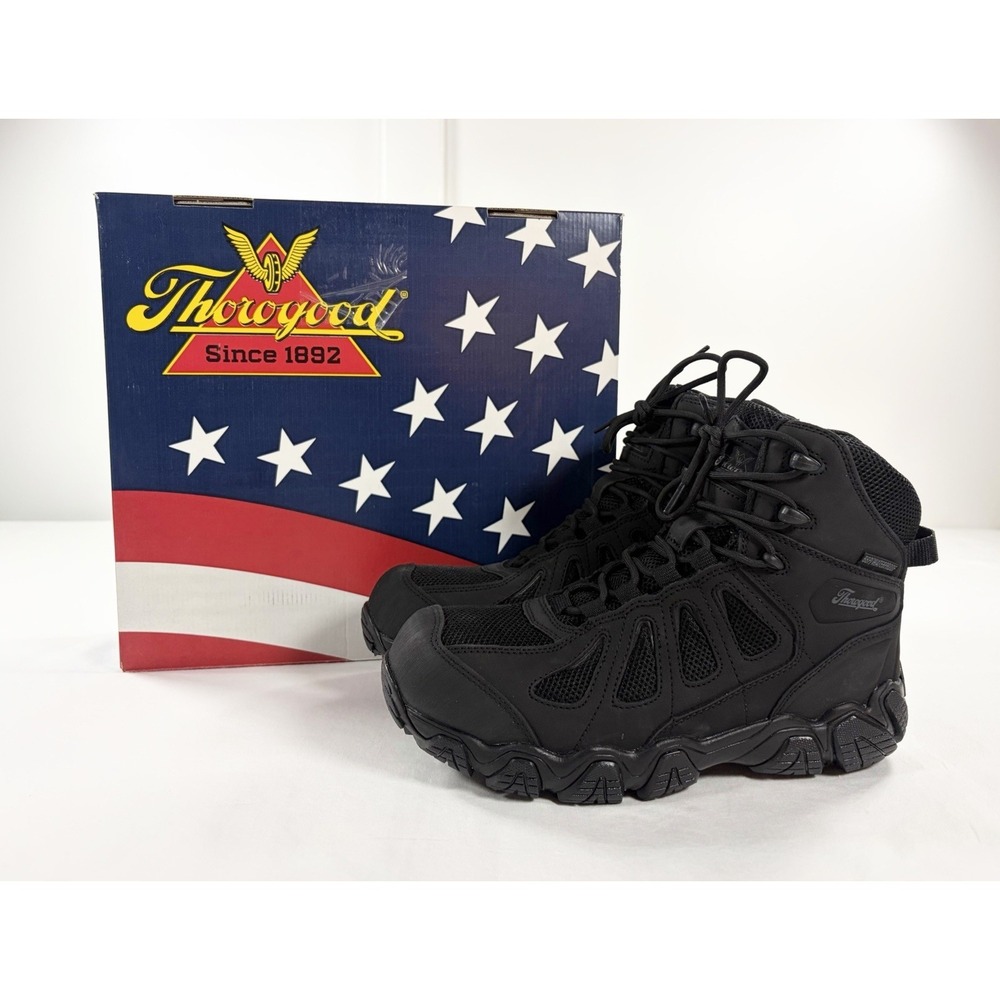 ⁠Thorogood Crosstrex Waterproof Comp Toe Work Boots‎ Men 8.5 M Women 10.5 New⁠